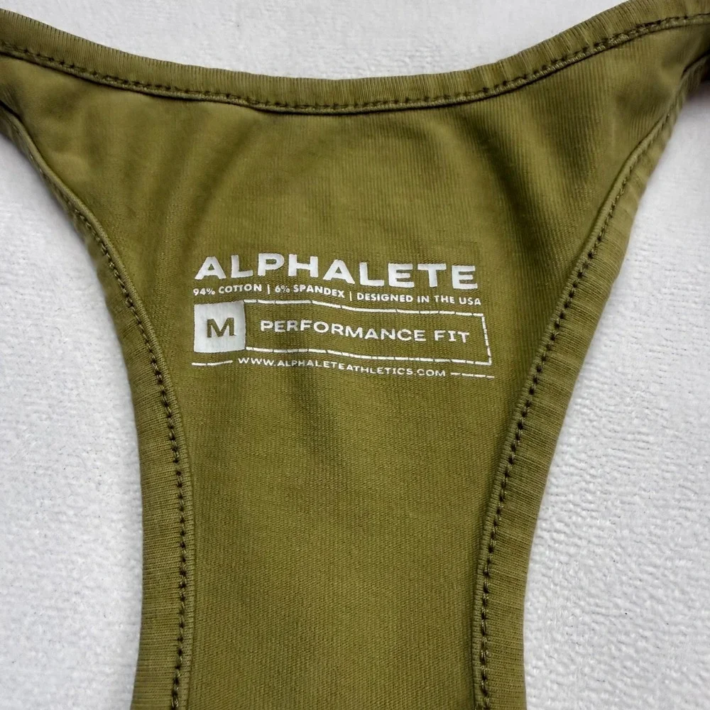 Alphalete Mens Bundle 3 Tank‎ Tops Medium Performance Fit Stringer Muscle Gym
